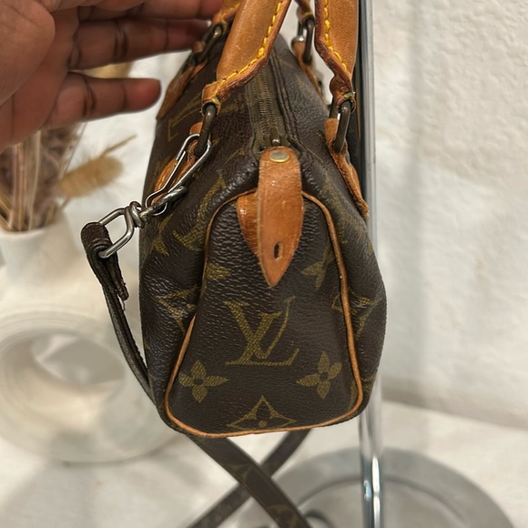 LOUIS VUITTON Monogram Mini Speedy Hand Bag 2way M41534 LV Auth 75479 - Picture 4 of 14